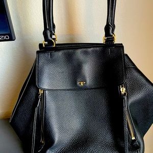 Tory Burch Half Moon Satchel and wallet